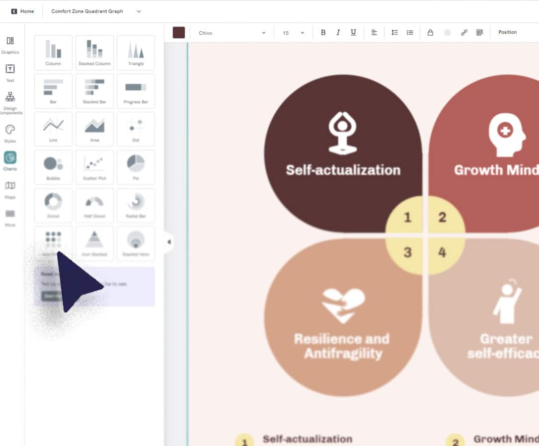 venn diagram examples in Piktochart, to show what venn diagrams consist of